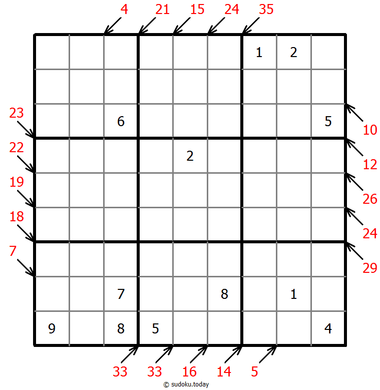 Little killer sudoku
