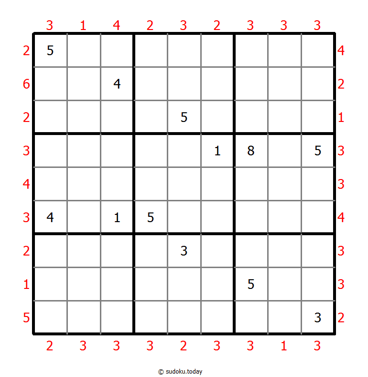 Skyscrapers Sudoku