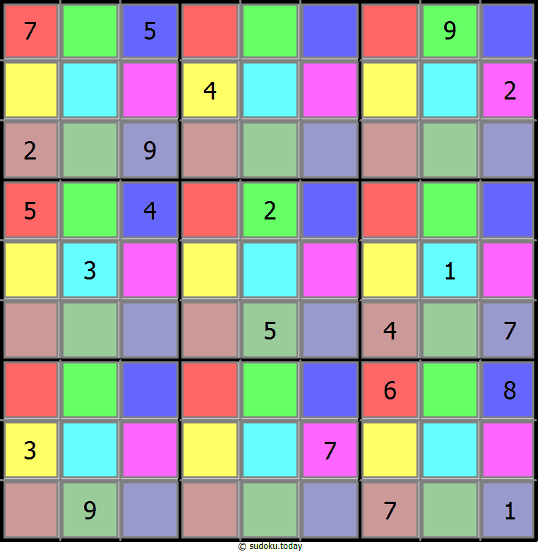 Color Sudoku
