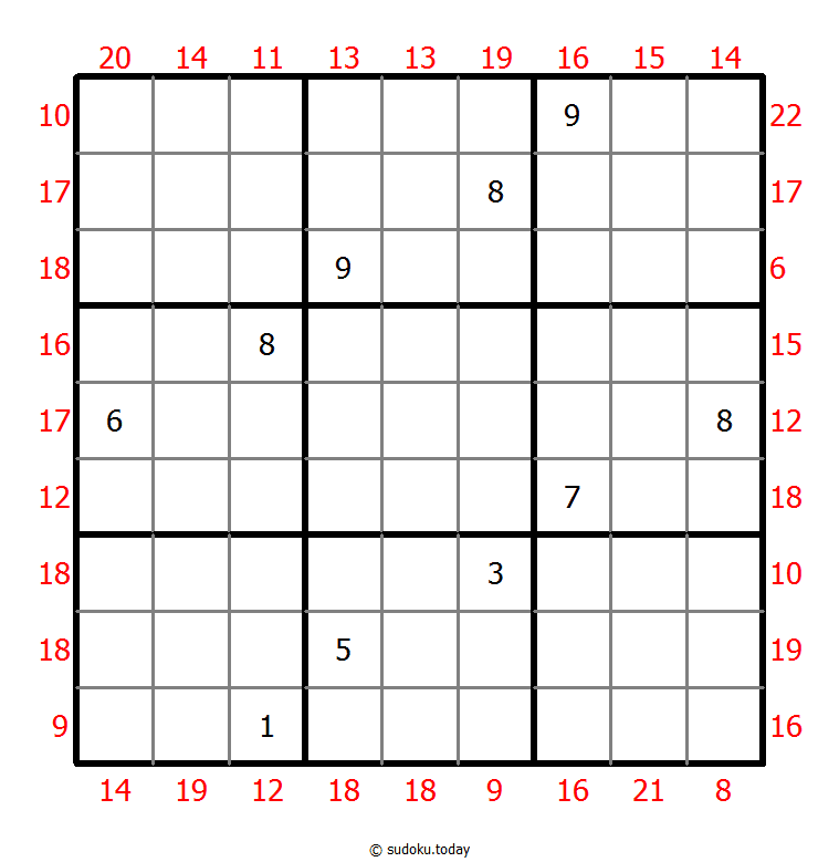 Sum Frame Sudoku