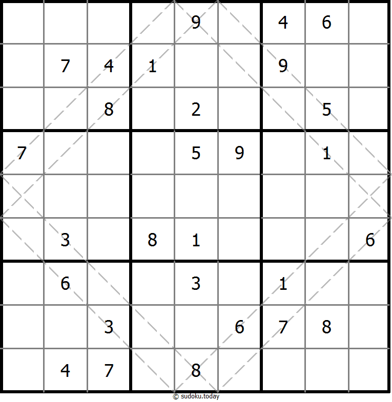 free printable diagonal sudoku puzzles