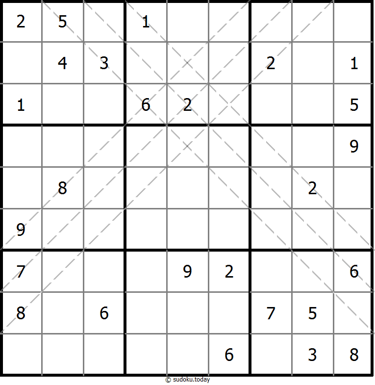 Multi Diagonal Sudoku