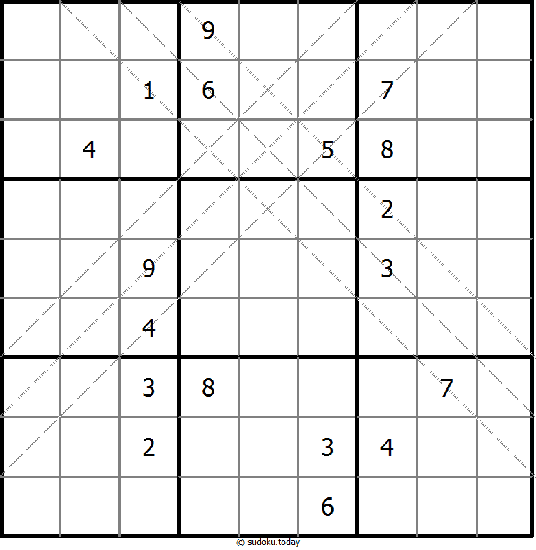 Multi Diagonal Sudoku