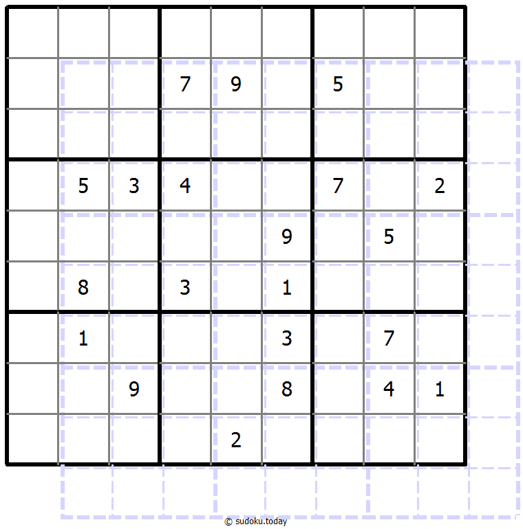 Накладене судоку