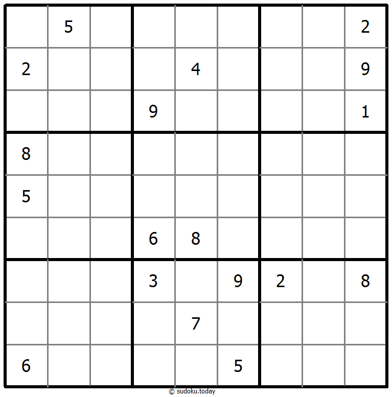 Sudoku Sans Cinq #40239