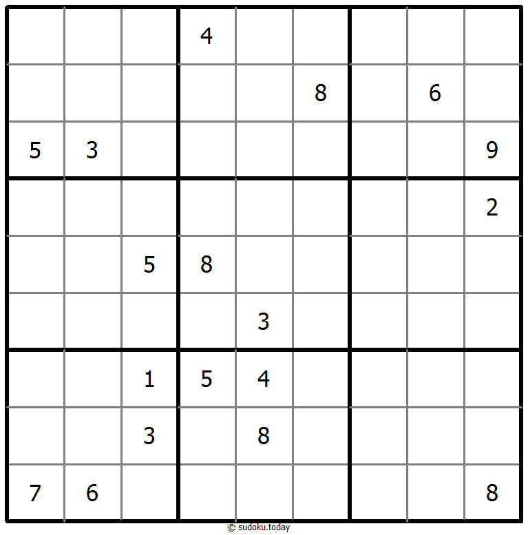 Sudoku Sans Cinq #40520