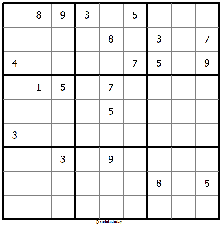 Give me Five Sudoku
