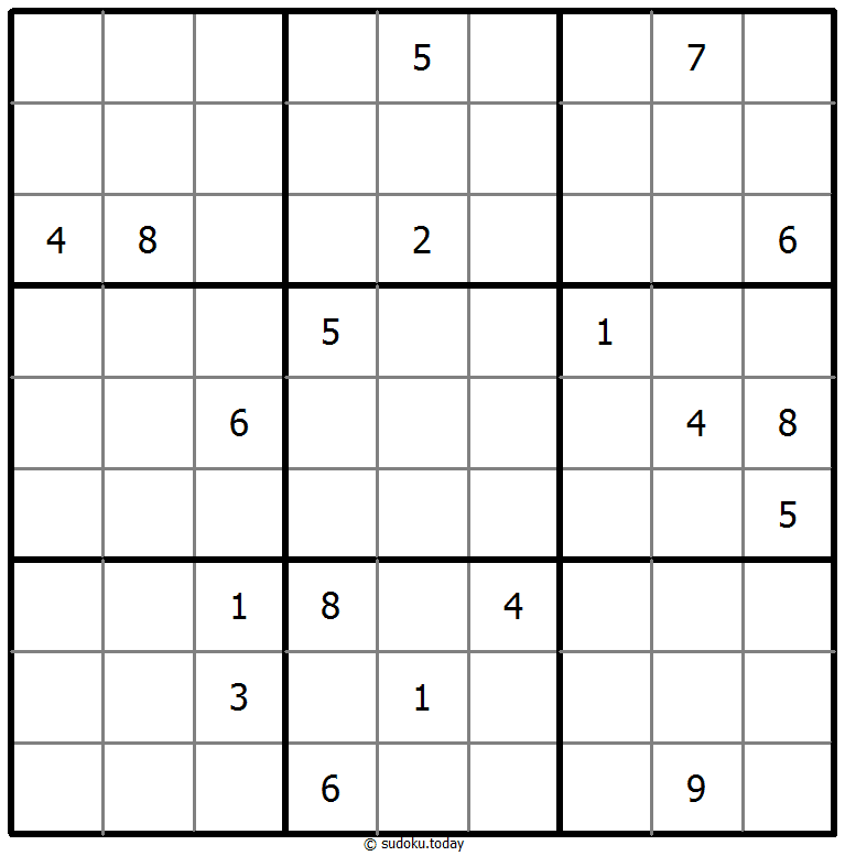 Give me Five Sudoku