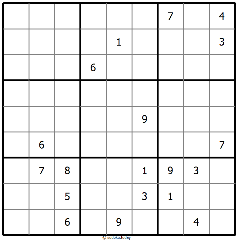 Sudoku Sans Cinq #40750