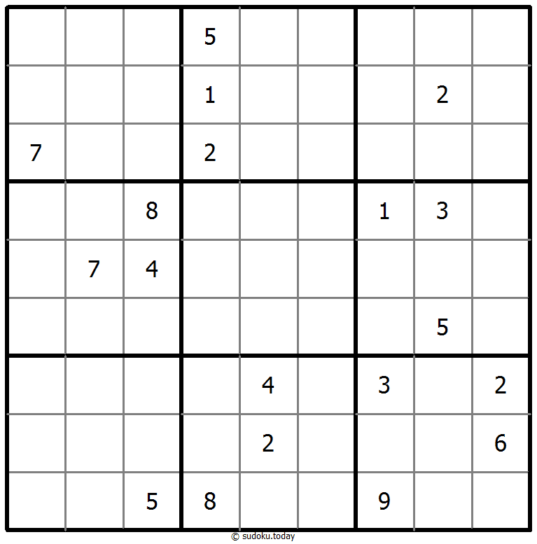 Give me Five Sudoku