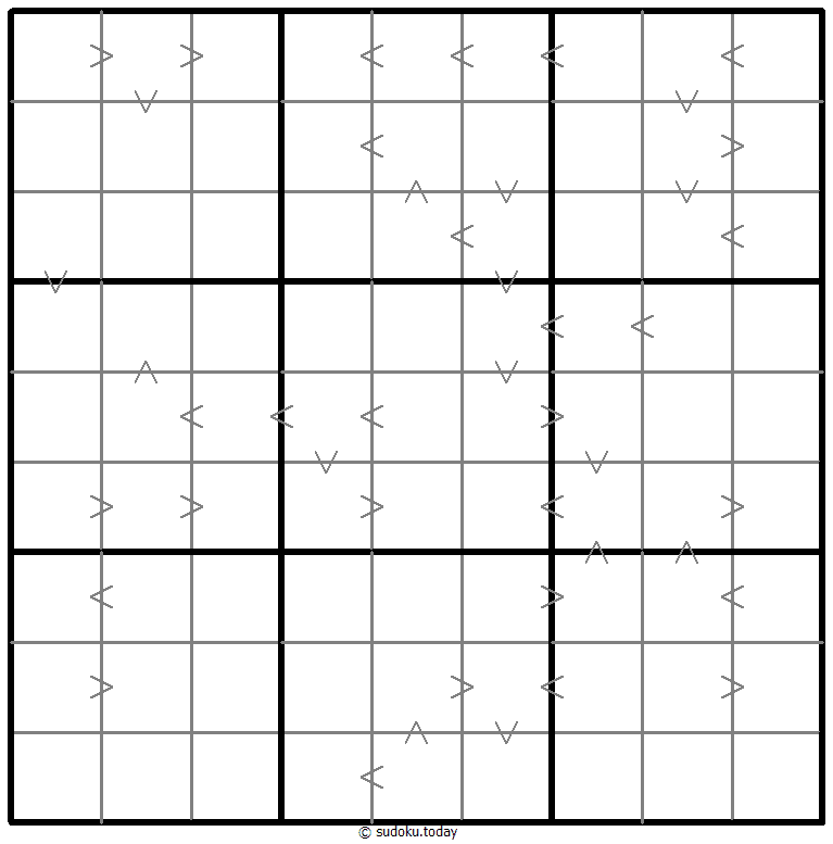 Greater Than Kropki Sudoku 20-May-2021