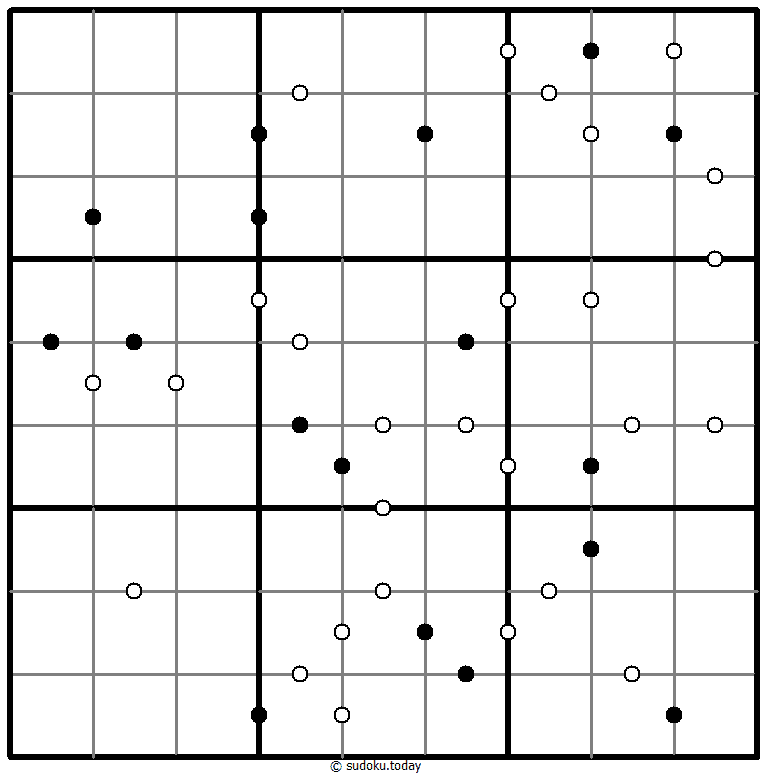 Kropki Sudoku 21 November 2025