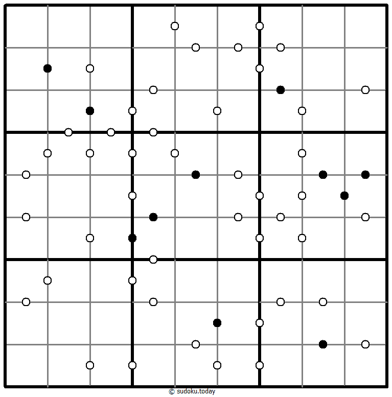 Kropki Sudoku 27 December 2025