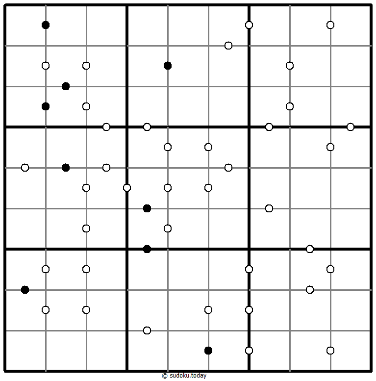 Kropki Sudoku 20-September-2020