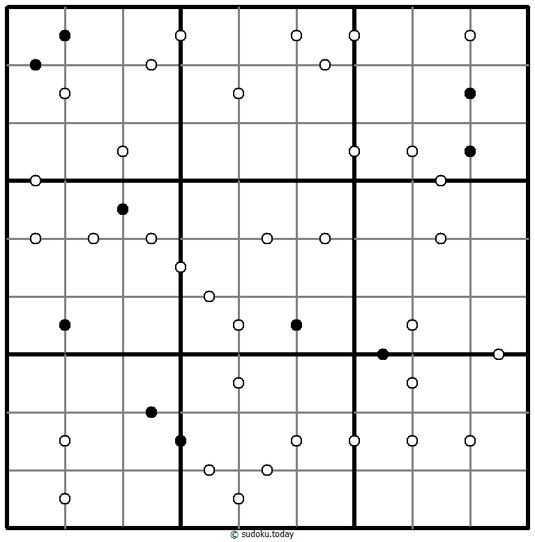 Kropki Sudoku 2-November-2020