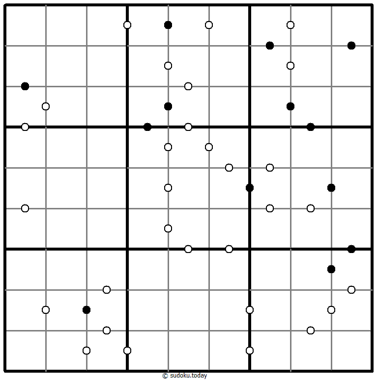 Kropki Sudoku 30 November 2025