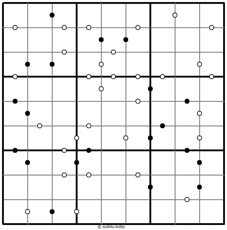 Kropki Sudoku 14 December 2025