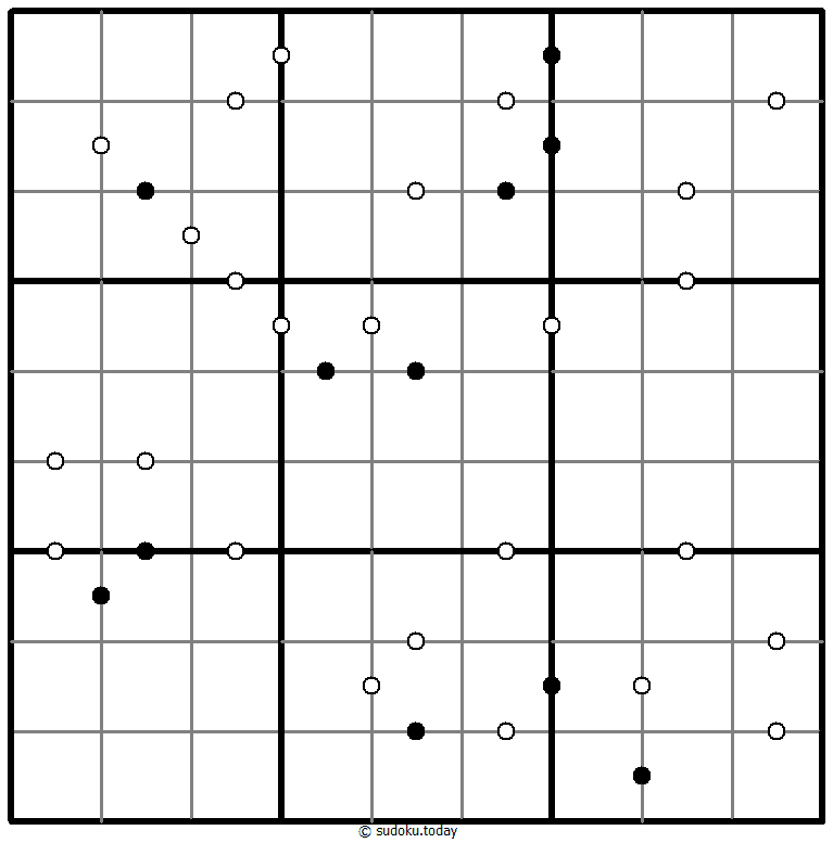 Kropki Sudoku 18 November 2025
