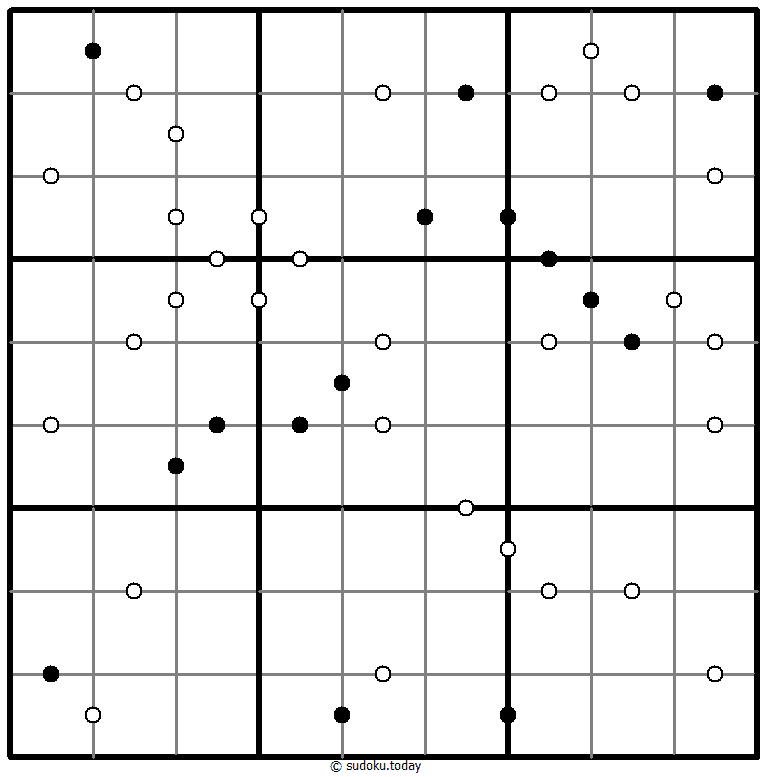 Kropki Sudoku 29-October-2020