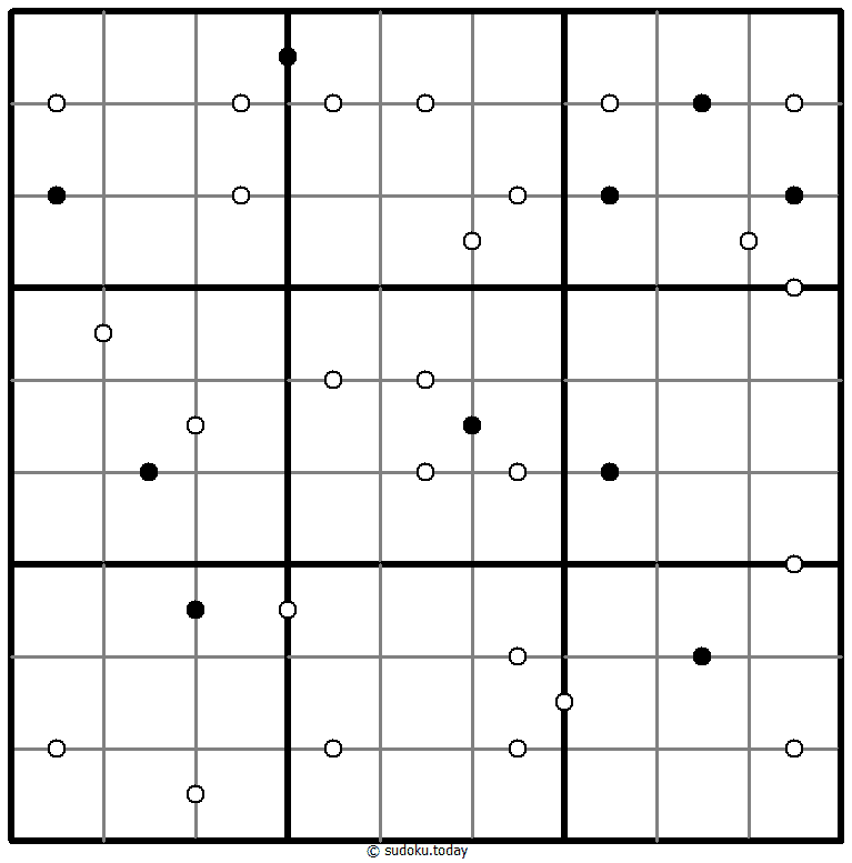 Kropki Sudoku 12-September-2020