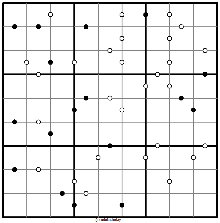Kropki Sudoku 29-September-2020
