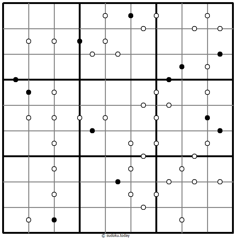 Kropki Sudoku 19-October-2020