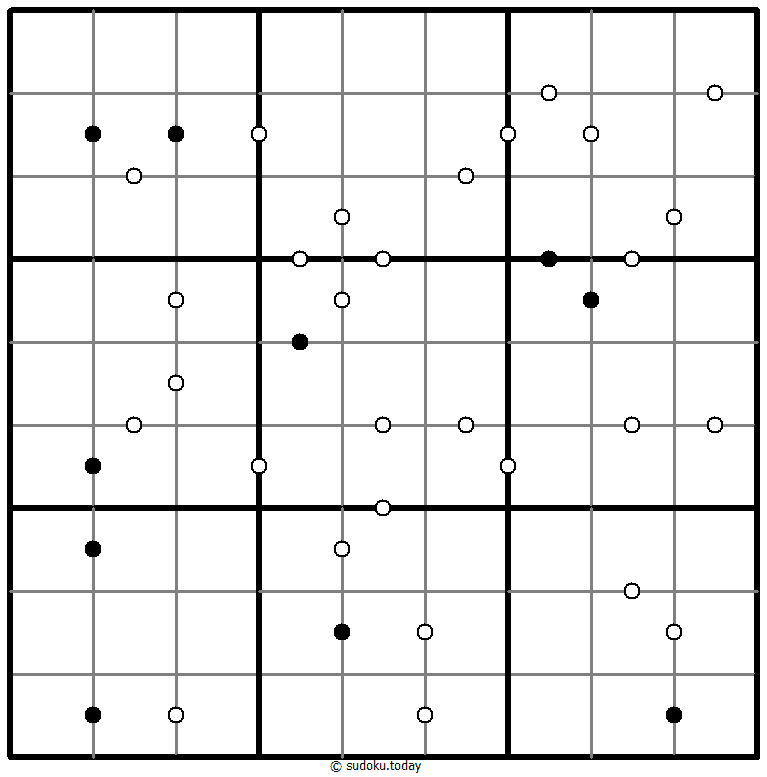 Kropki Sudoku 27-February-2021