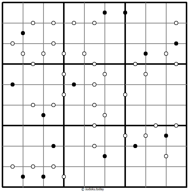 Kropki Sudoku 1-October-2020