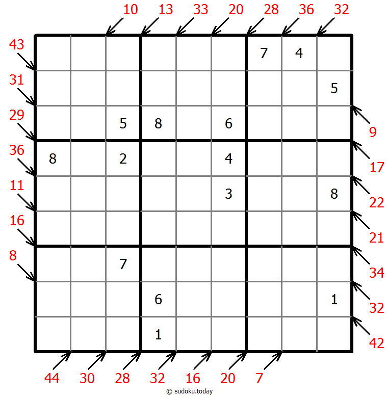 Little killer sudoku