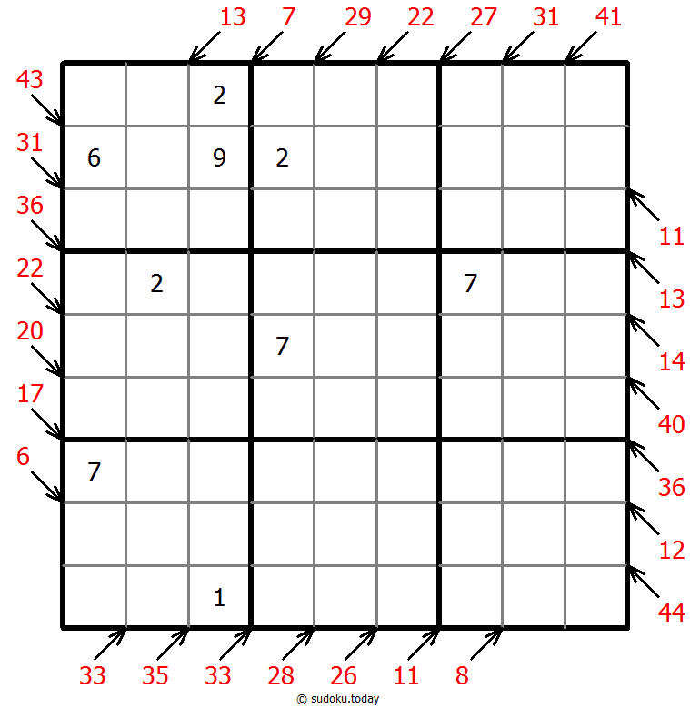 Little killer sudoku