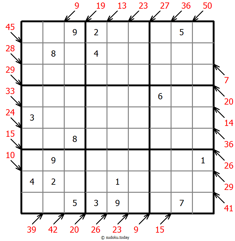 Little killer sudoku