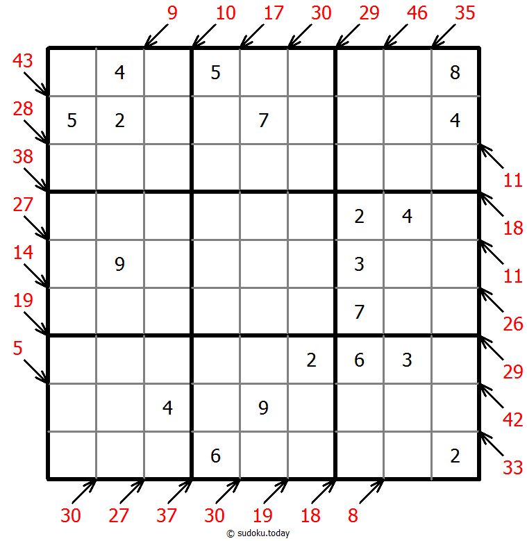 Little killer sudoku 08 November 2025