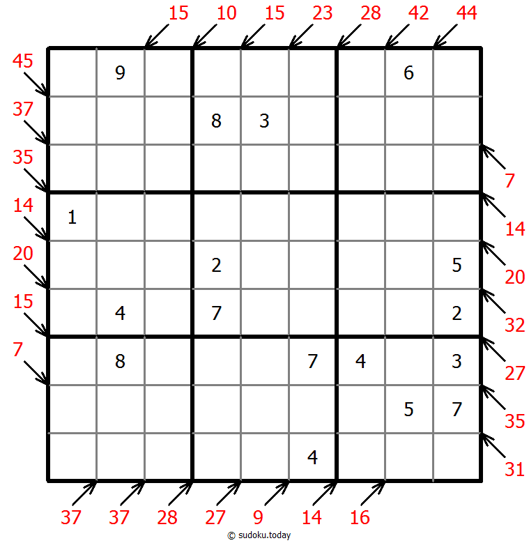 Little killer sudoku 14 November 2025