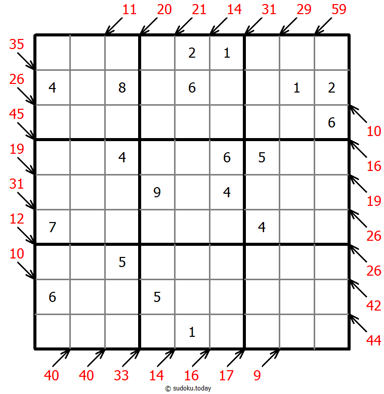 Little killer sudoku
