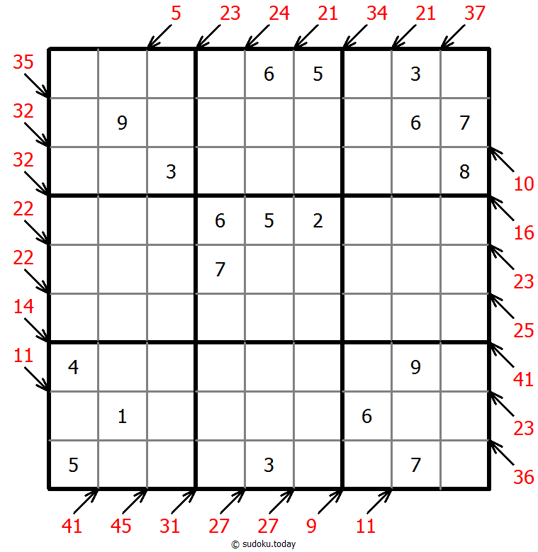 Little killer sudoku