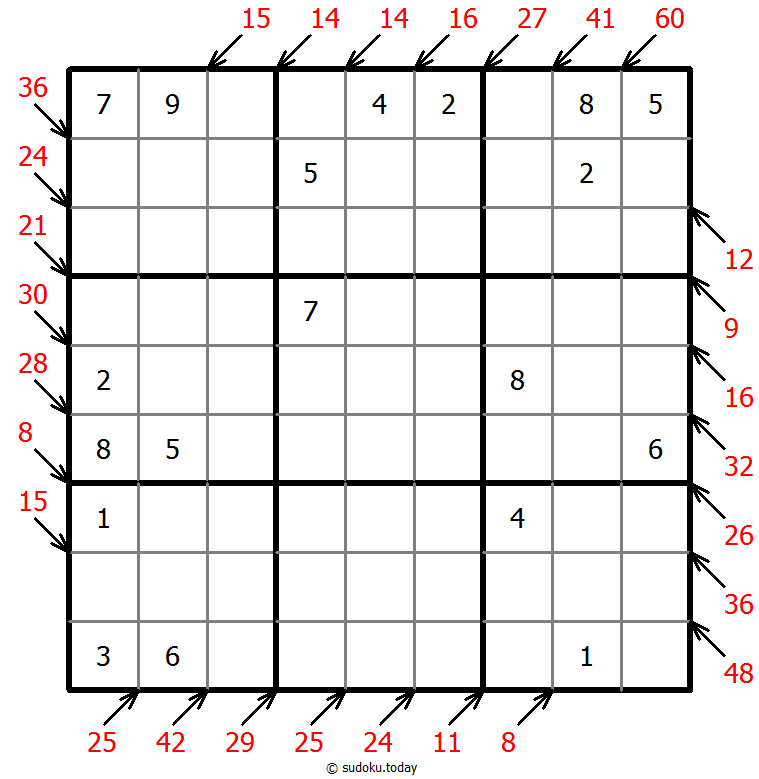 Little killer sudoku