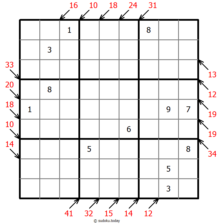 Little killer sudoku 18 November 2025