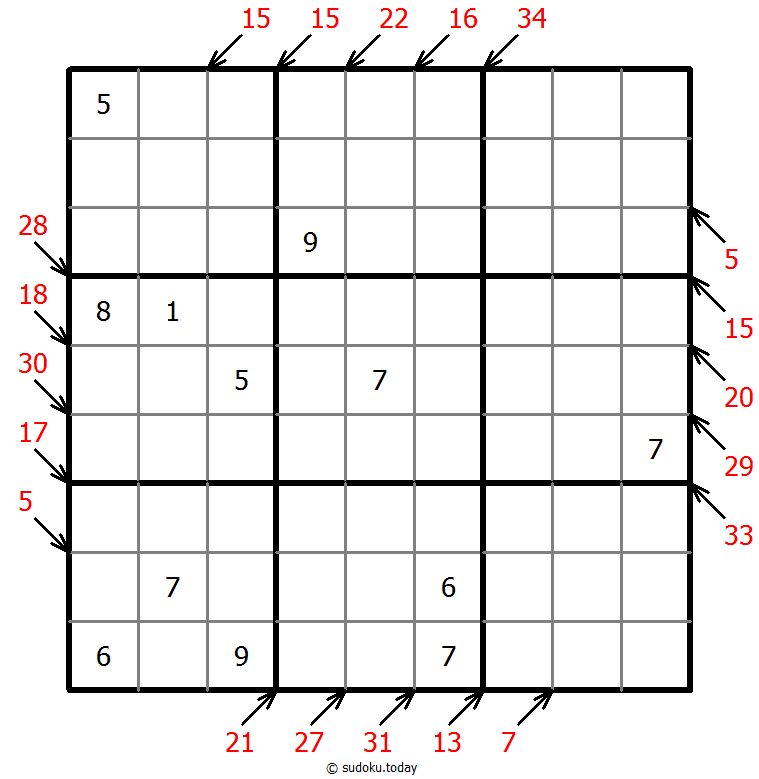 Little killer sudoku 28-September-2021