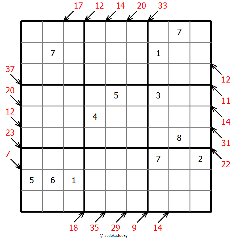 Little killer sudoku