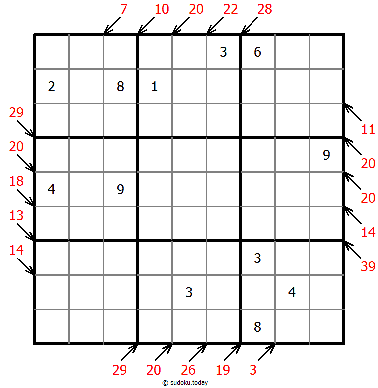 Little killer sudoku 09 November 2025