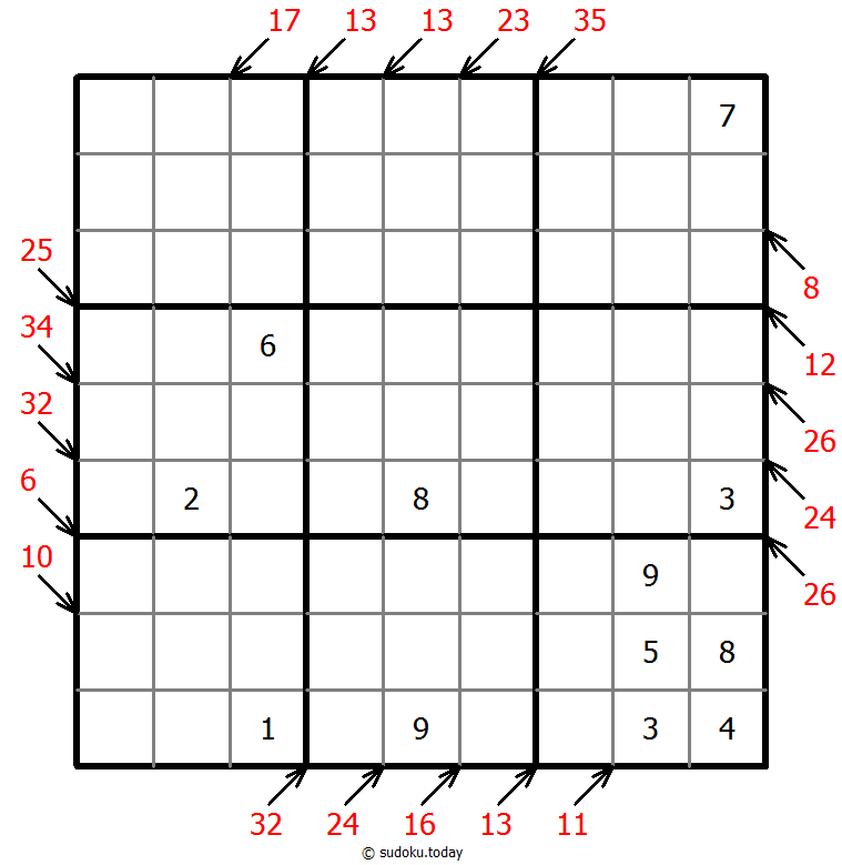 Little killer sudoku 08 December 2025