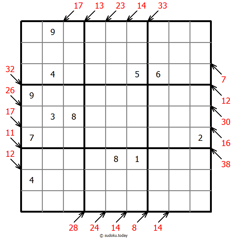 Little killer sudoku 23-September-2021