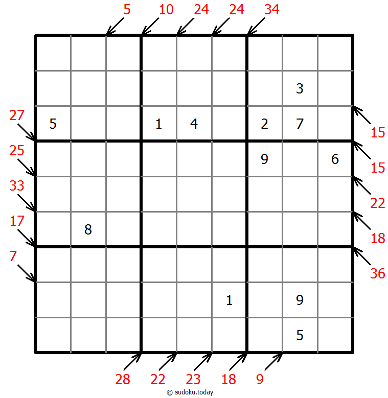 little killer sudoku