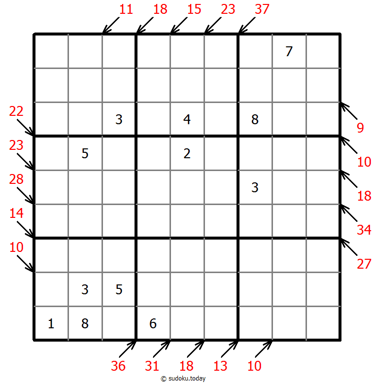 Little killer sudoku