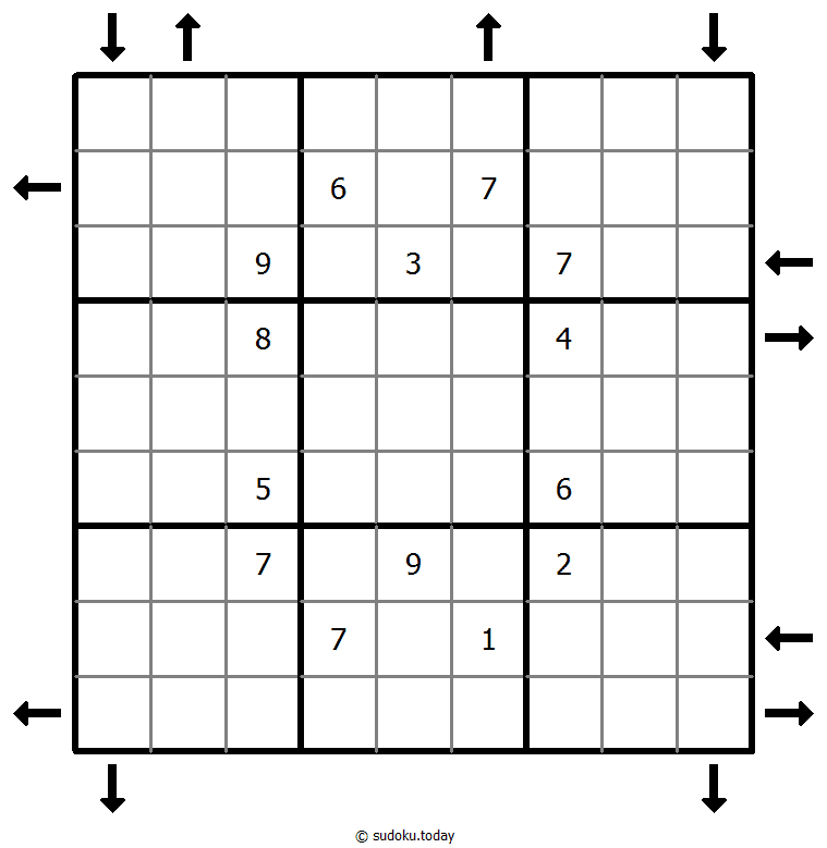 Stijgende en Dalende Sudoku