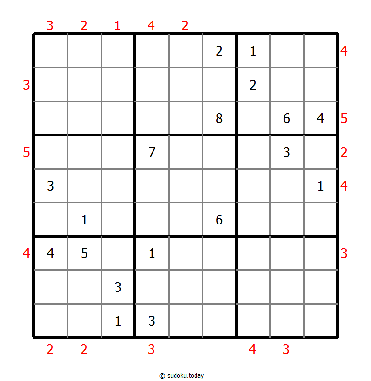 Skyscrapers Sudoku