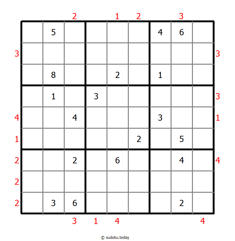 Skyscrapers Sudoku