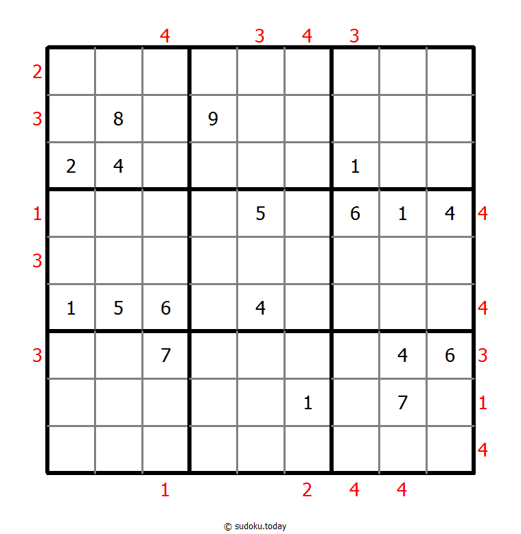 Skyscrapers Sudoku