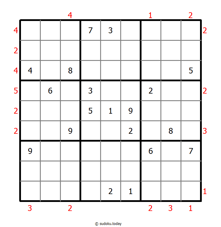 Skyscrapers Sudoku
