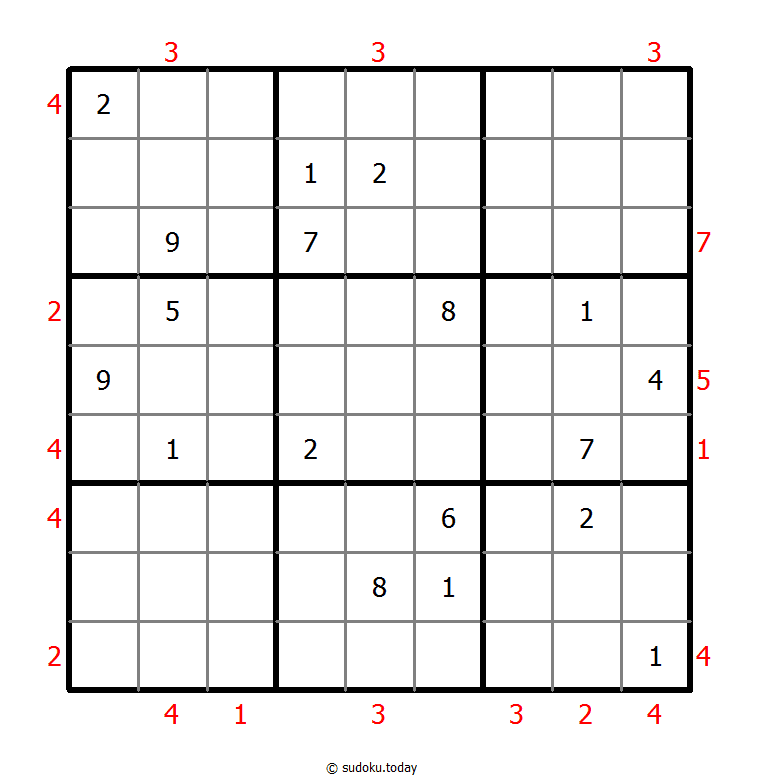 Skyscrapers Sudoku